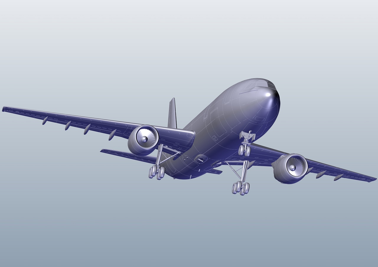 ЕЕ144146_5 Авиалайнер  А300B4 ALITALIA Восточный экспресс