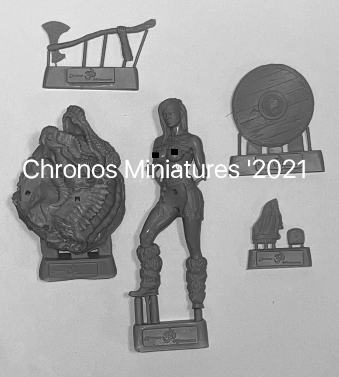 CHM-54244. Миры Фэнтези: Варварша. 54 мм. Материал - смола. Chronos Miniatures
