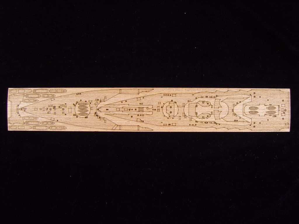 AW20010 Деревянная палуба для IJN Nagato