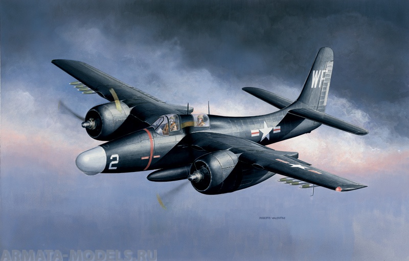 2660ИТ Самолет F-7F 3N Tigercat Italeri