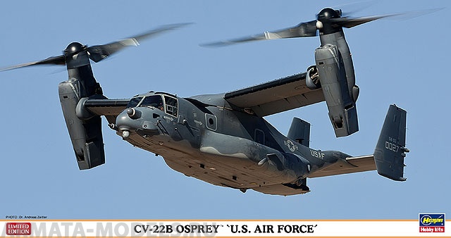 02074	Конвертоплан  CV-22B OSPREY U.S. AIR FORCE Hasegawa