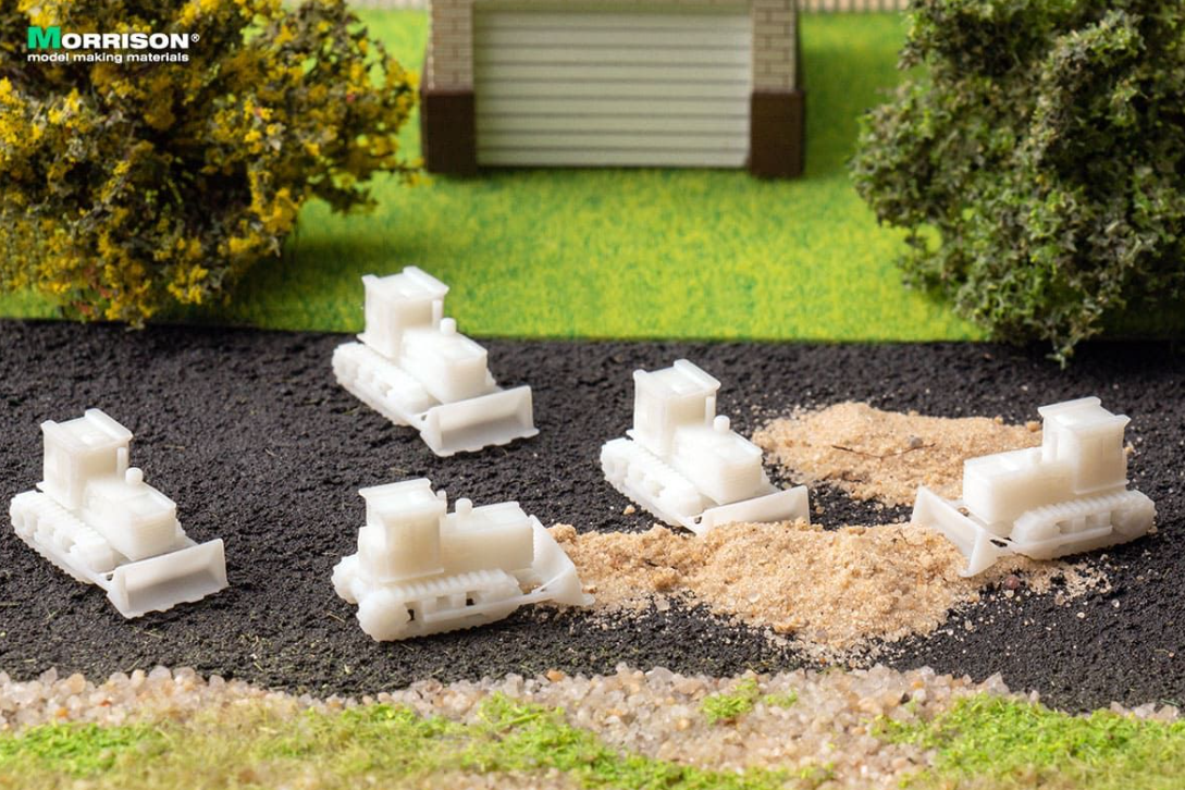 020-BLR-250 Бульдозеры для макетов в М 1:250 (Набор 5 штук) Morrison