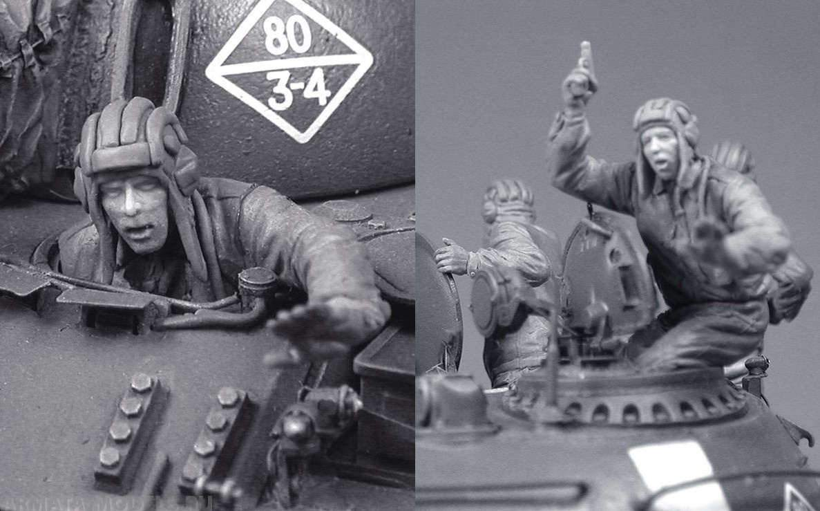 T35223 Серия железный занавес. Советские танкисты (2) Tank