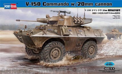 82420 БТР V-150 Commando w/20mm cannon Hobby Boss