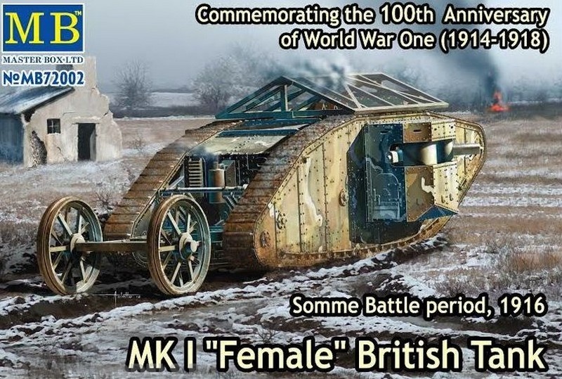 MB72002 Британский танк МК1 САМКА Master Box (MB)