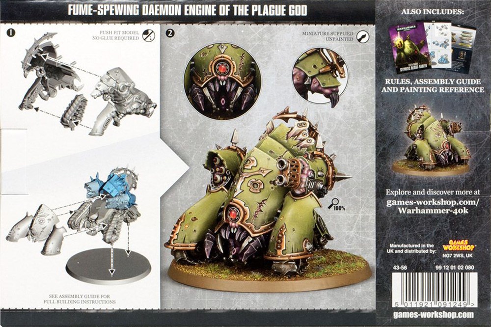 43-56GW Набор Легко собрать: Переносчик порчи (ETB Death Guard Myphitic Blight-Hauler)