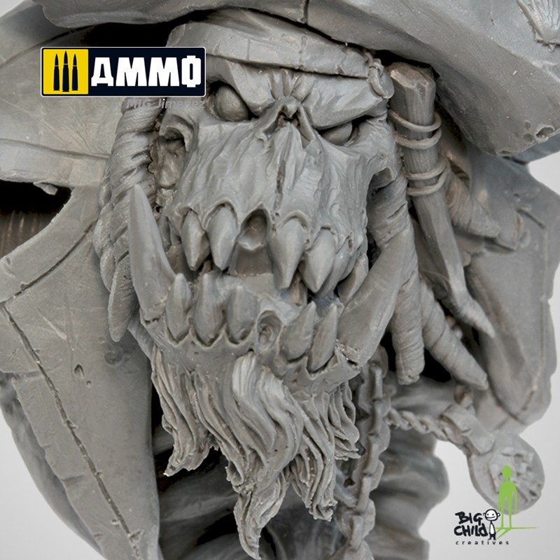 BCBSBU0003 Бюст Kpt. Albrork the Fourfold Damned BIG CHILD