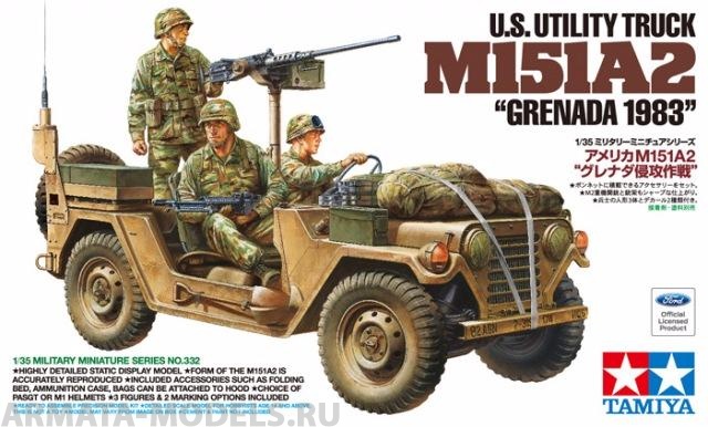 35332T Американский автомобиль US Utility Truck M151A2 - Grenada 1983 Tamiya