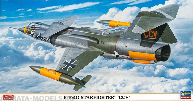 09961 F-104G Starfighter CCV Limited Edition Hasegawa