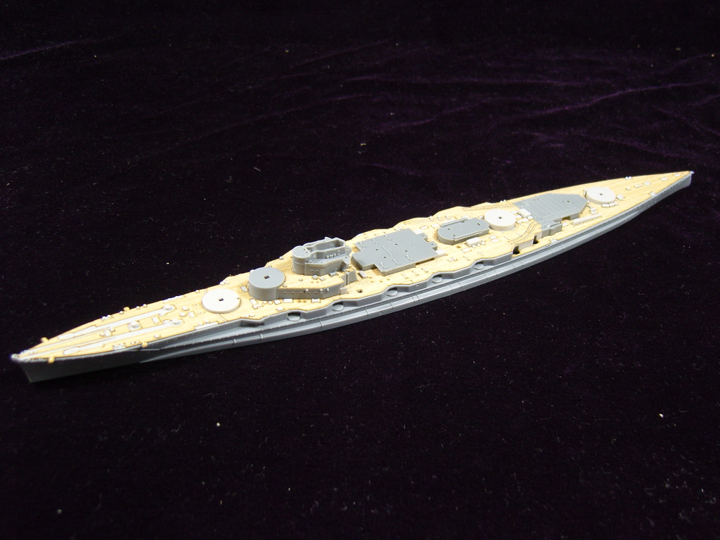 AW20015 Деревянная палуба для IJN HIEI