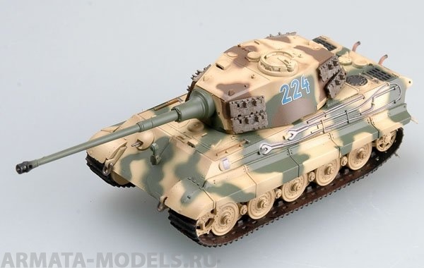 36294EM Танк Тигр II SS Pz.Abt.501(башня Хеншель) Easy Model