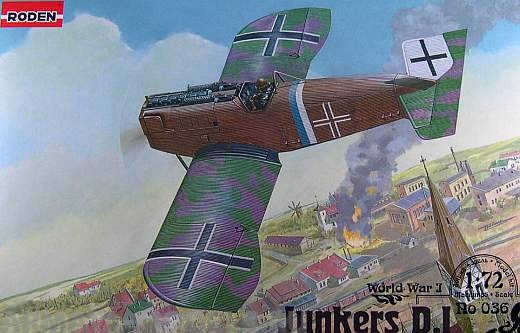 Rod036 Самолет JUNKERS D.I LATE Roden