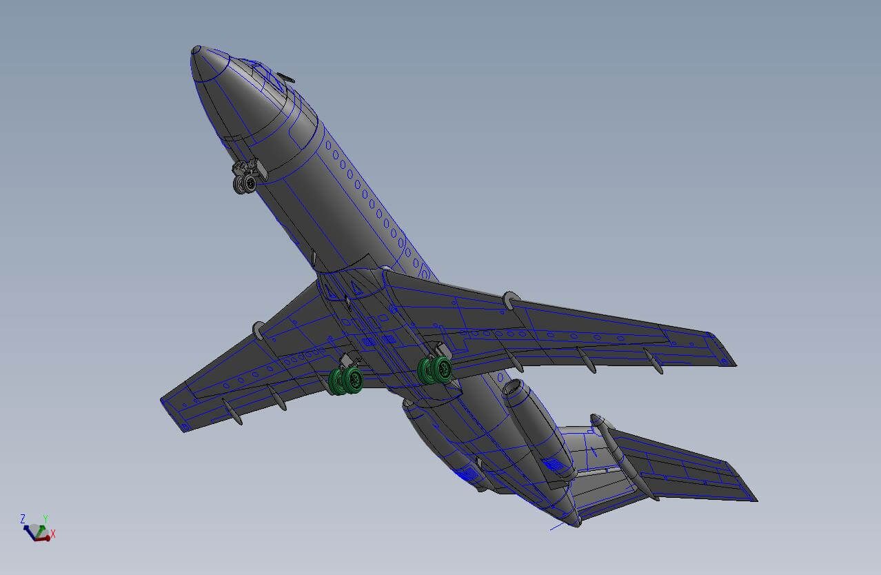 ЕЕ144143_5 Авиалайнер BAC 1-11-200 USAir Восточный экспресс