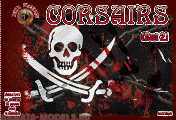 ALL72044 Фигуры Corsairs . Set2 1/72 Dark Alliance