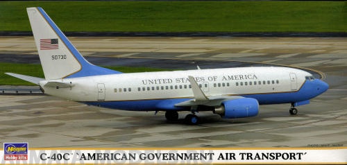 10667 Самолет BOEING C-40C AGAT Hasegawa