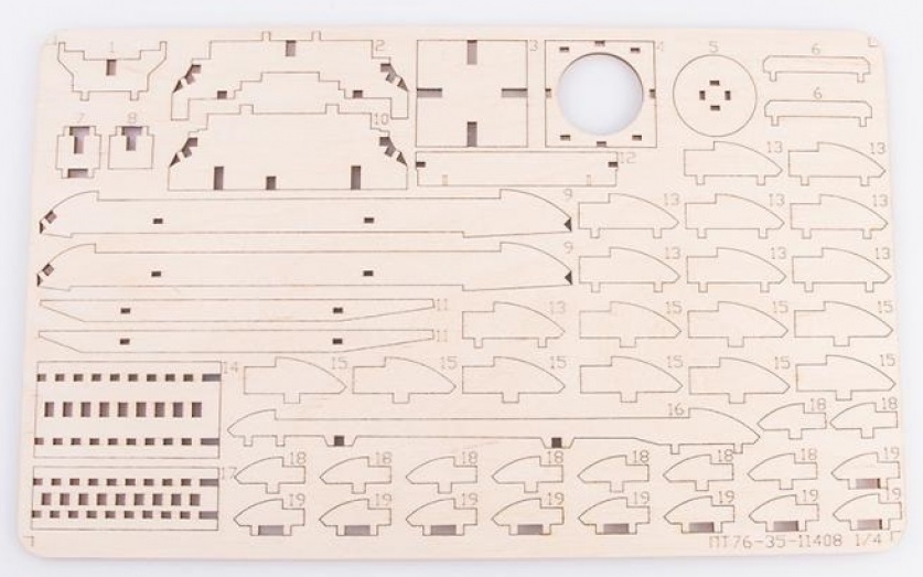 11408BAUMI Сборная модель танка ПТ-76 Baumi