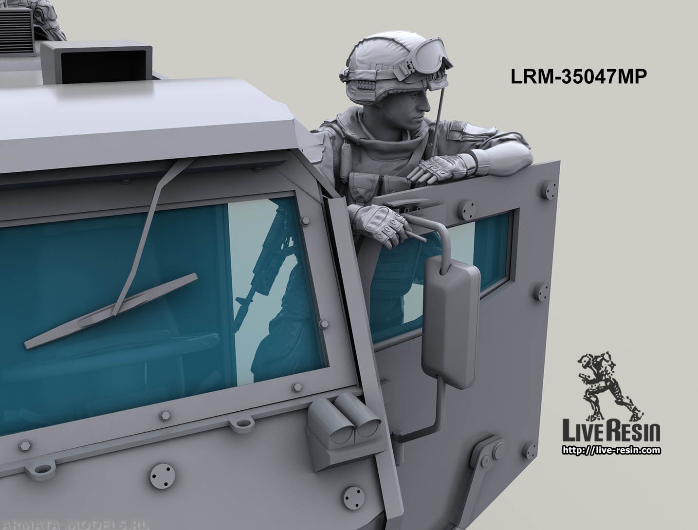 LRM35047MP Боец военной полиции РФ. Водитель Live Resin