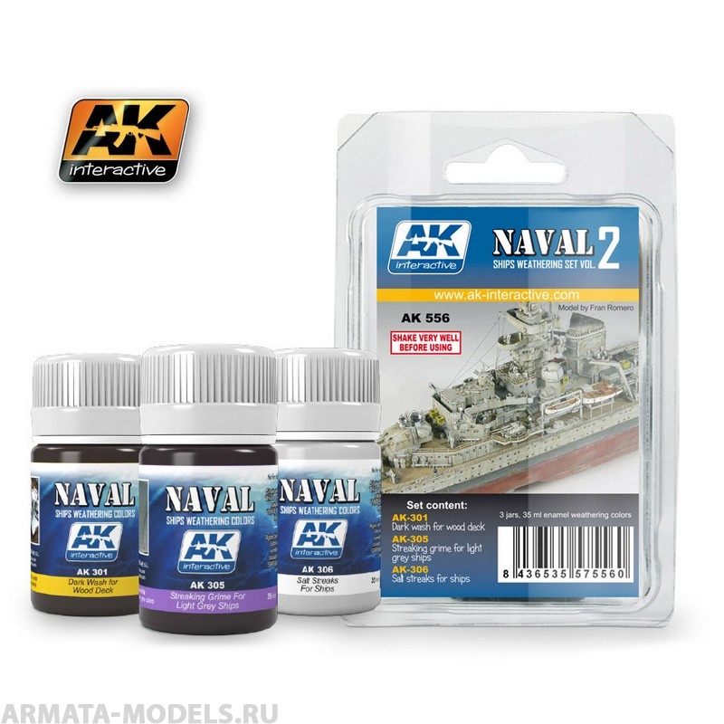AK556 Набор для везеринга SHIPS VOL.2 WEATHERING SET