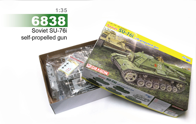 6838Д  Советская САУ SU-76i (Су-76И) Dragon