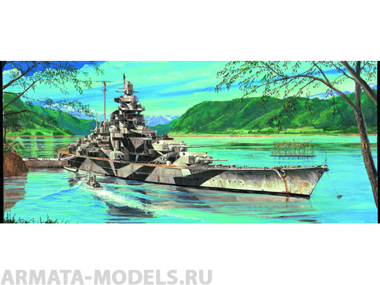 05712P Battleship-Germany Tirpitz 1943 Trumpeter