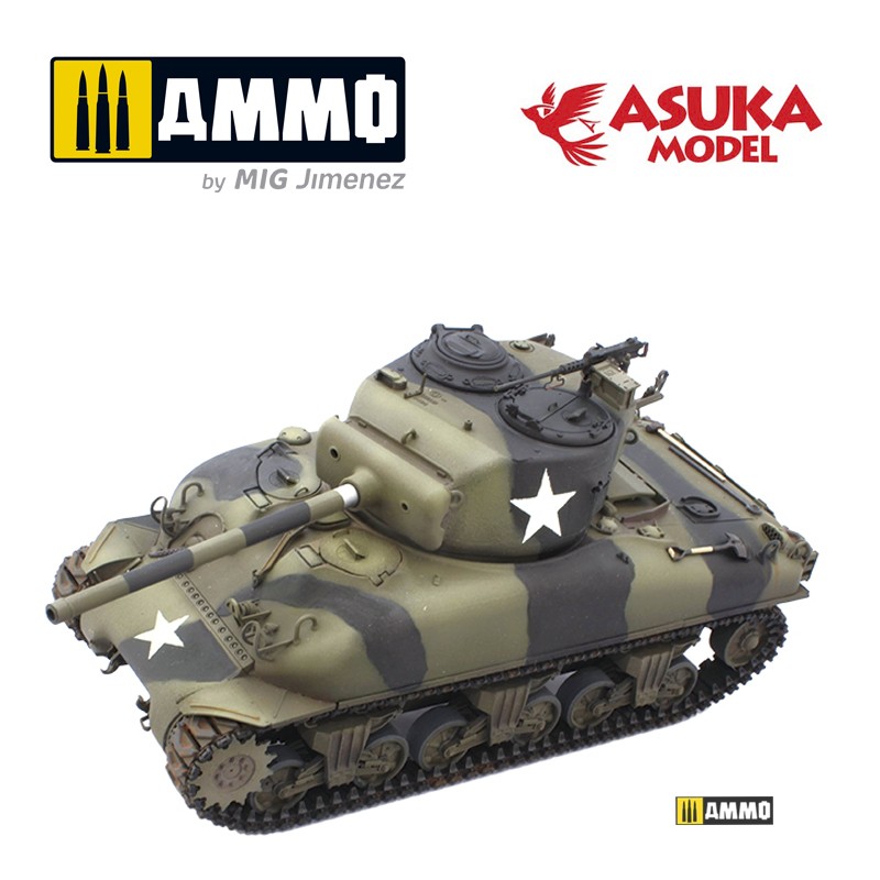ASUKA35047 Сборная модель M4A176MM SHERMAN ASUKA