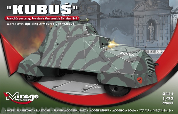 724001 Бронеавтомобиль KUBUS Mirage Hobby
