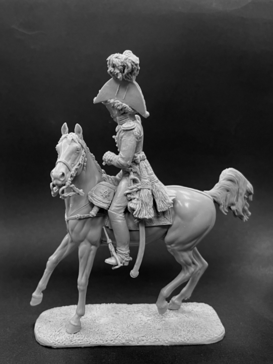 CHM-54262(М). Адъютант Лейб-Гвардии Литовского полка, Россия 1812-14 гг. 54 мм. Материал - белый металл. Chronos Miniatures