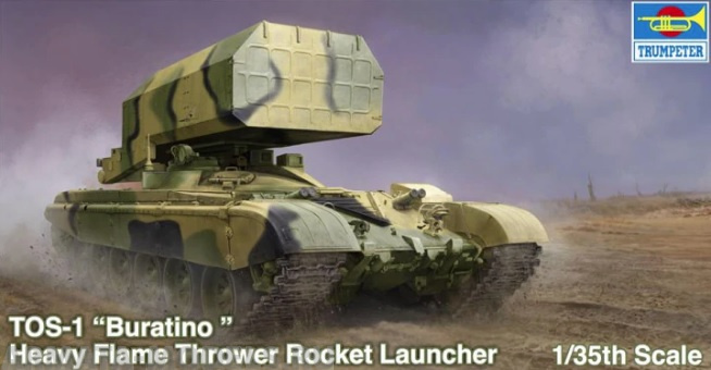 09560P Russian TOS-1 Multiple Rocket Launcher Mod. 1989 Trumpeter