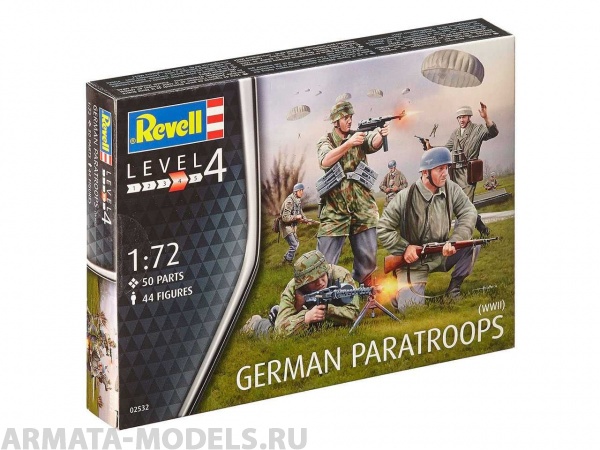02532 Немецкие парашютисты Второй мировой войны Revell