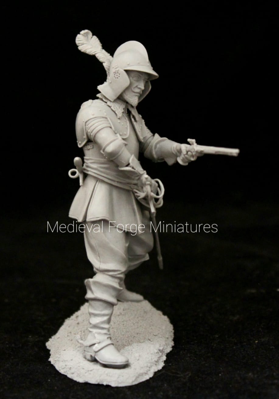 C-75-070 Фигура Captain of the Spanish Tercio Medieval Forge Miniatures
