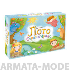 BG12003EUR Игра настольная Лото детское.Страна чудес