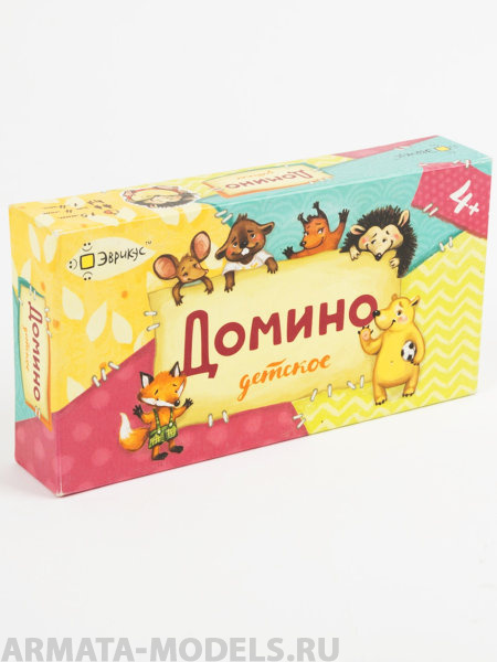 BG12018EUR Игра настольная Домино детское