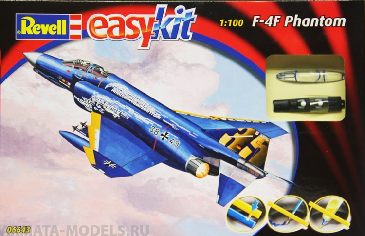 06643 Сборка Самолет Истребитель F-4 Phantom Revell
