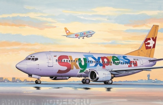 ЕЕ14422 Авиалайнер Б-733 Sky Express
