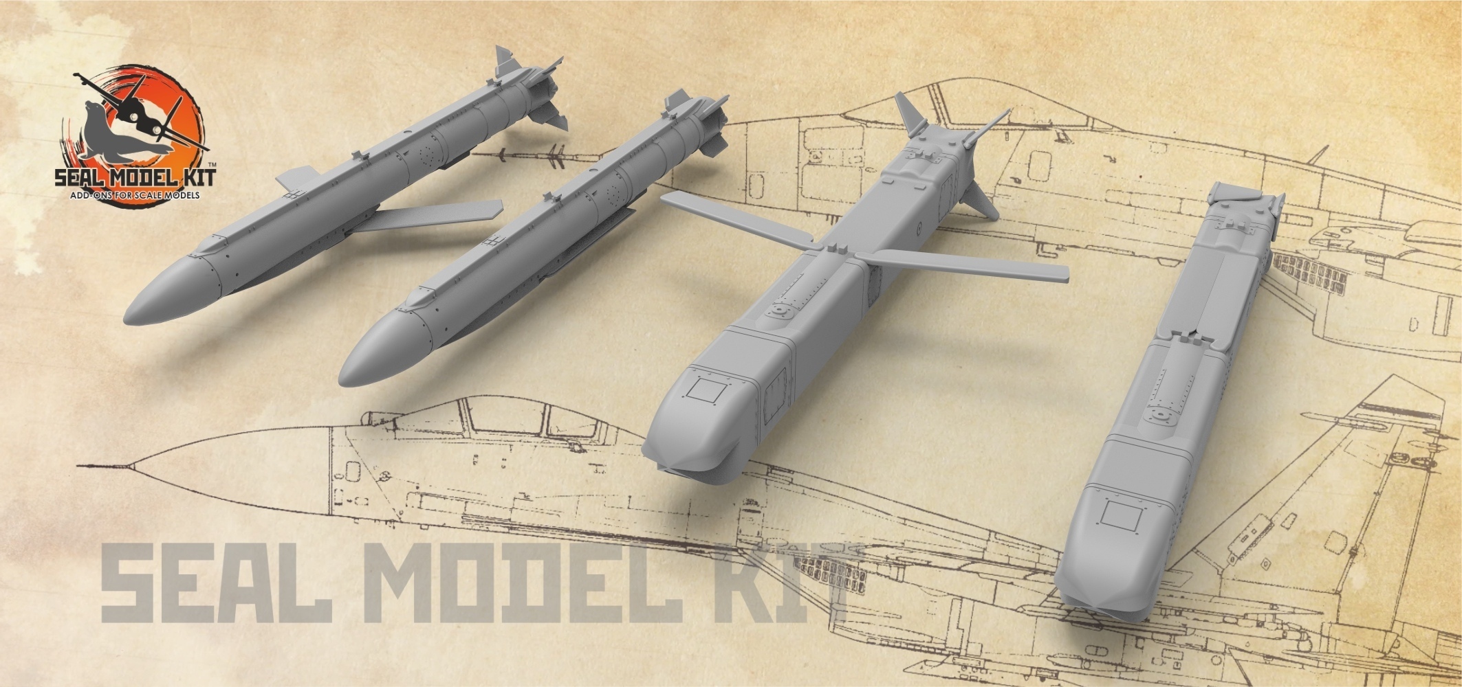 SMK48004 Ракеты Х59МК2 (2шт в комплекте)