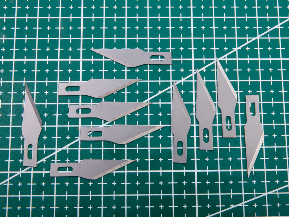 0626MCH Сменное лезвие модельного ножа №9 10 шт