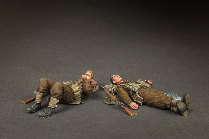 3616SOGA British infantrymans at rest. SOGA Miniatures