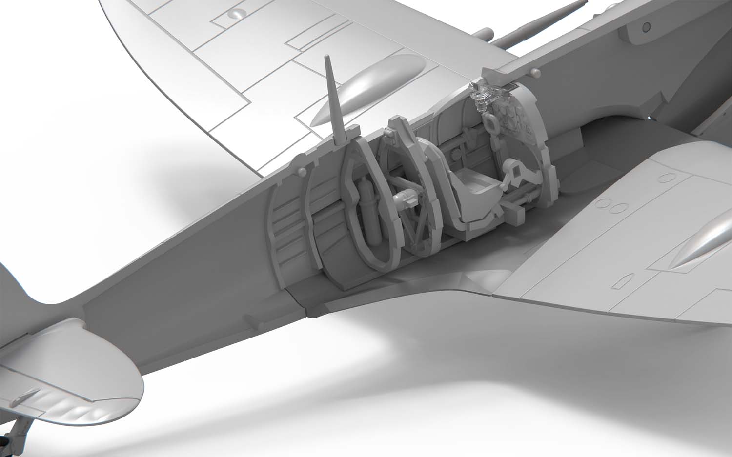 A02108 Сборная модель самолета Supermarine Spitfire Mk Vc Airfix