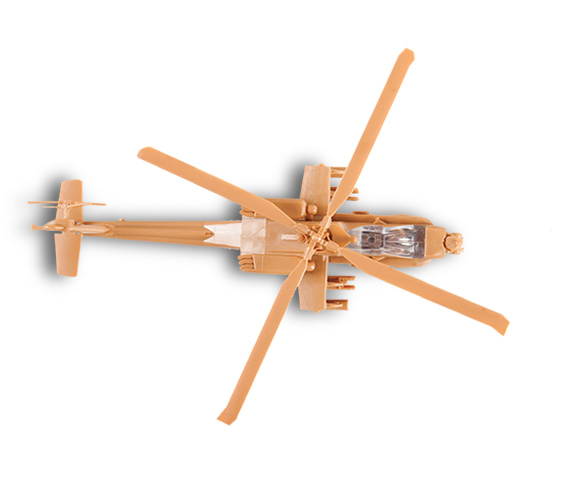 7408 Американский вертолет Апач АН-64 Звезда