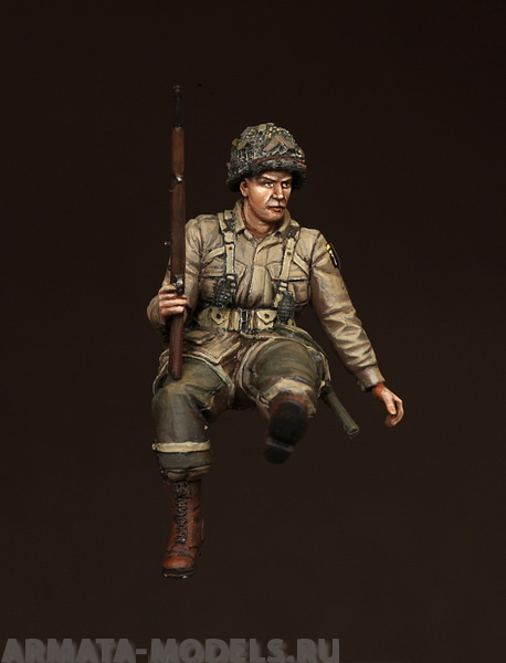 3578SOGA U.S. Army Airborne on Sherman. SOGA Miniatures