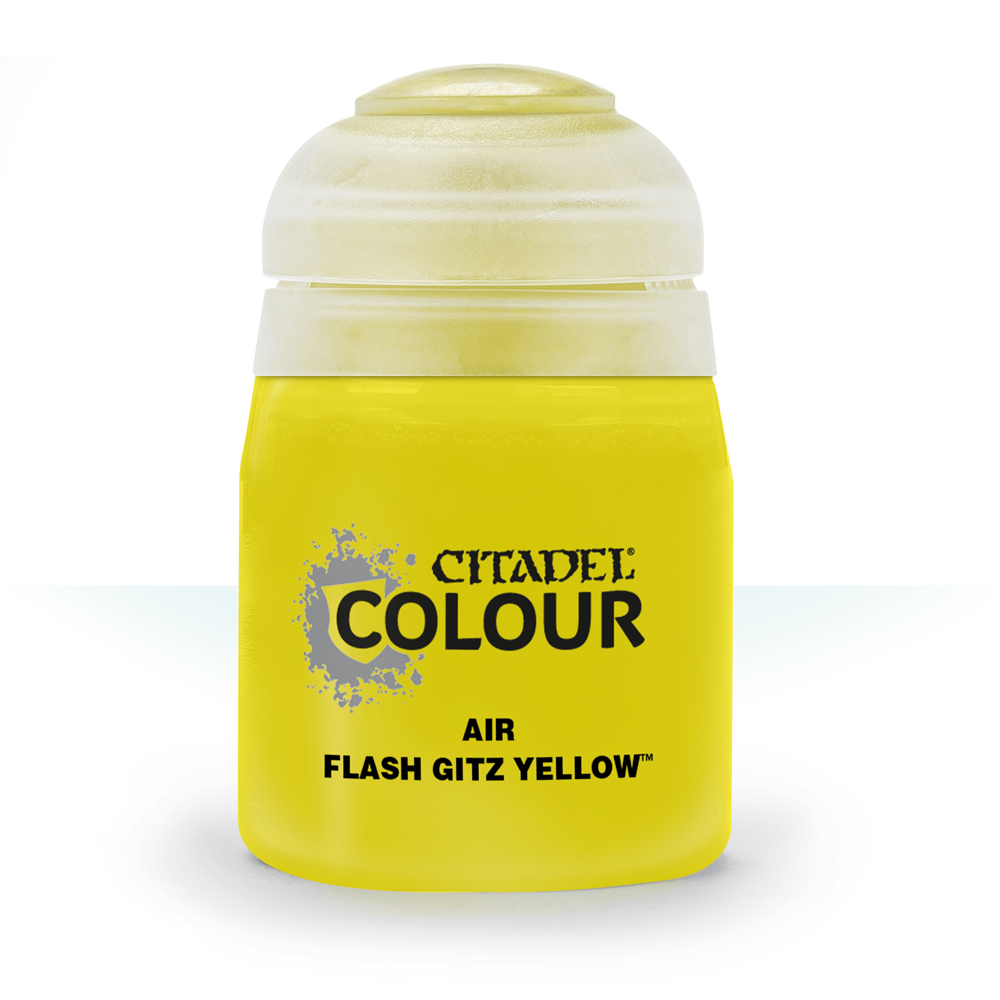 28-20GW Краска Эйр: жёлтая плоть поганцев (24мл)(AIR: FLASH GITZ YELLOW (24ML))