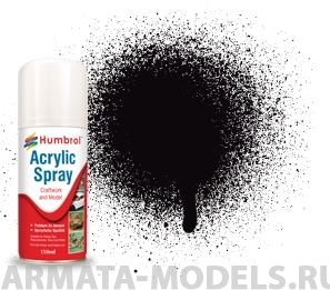 AD6201 Краска акриловая 201 Black Metallic - 150ml