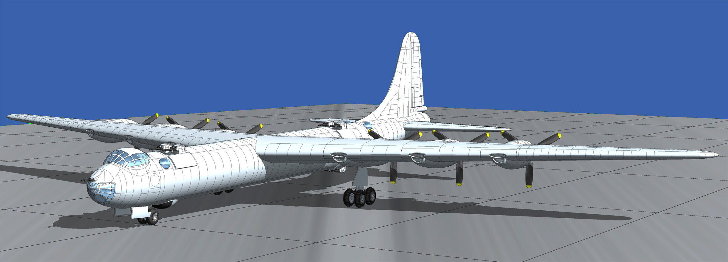 Rod347 Самолет Convair B-36B Peacemaker Roden