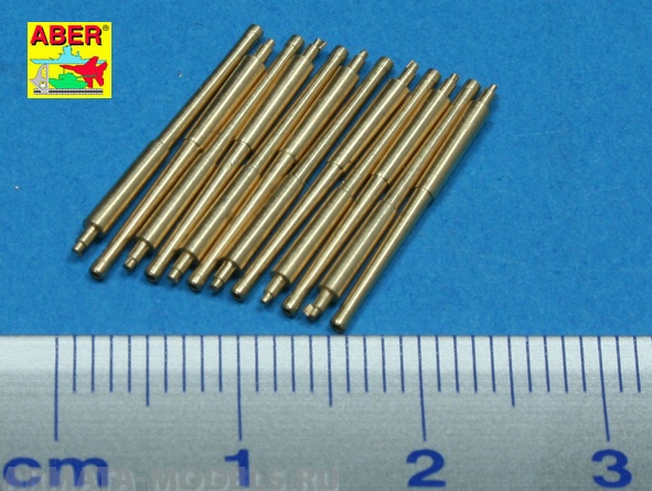 ABR-1:700-L-33  Дополнения для  Set of 12 pcs 356 mm barrels for US Navy Arizona class battleships  для  1/700