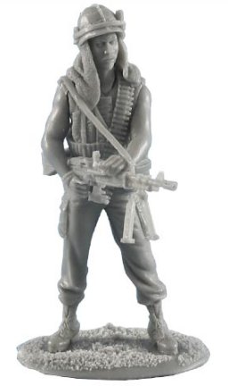 FL35049 US 25th Infantry Division Standing with M-60 First Legion