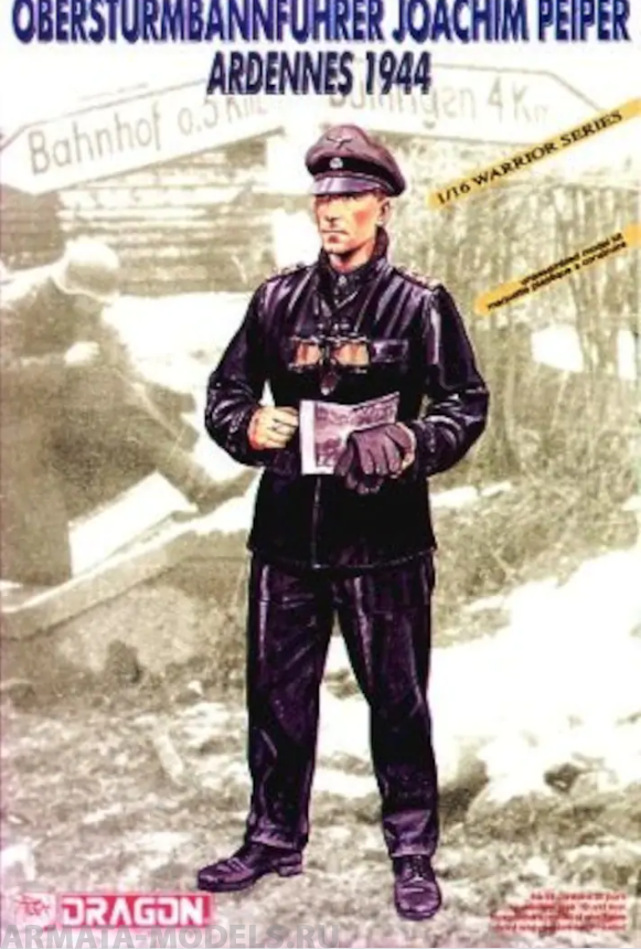 1620Д Солдаты 1/16 Obersturmbannf.J.Peiper (10013160/130220/0069747, КИТАЙ ) Dragon