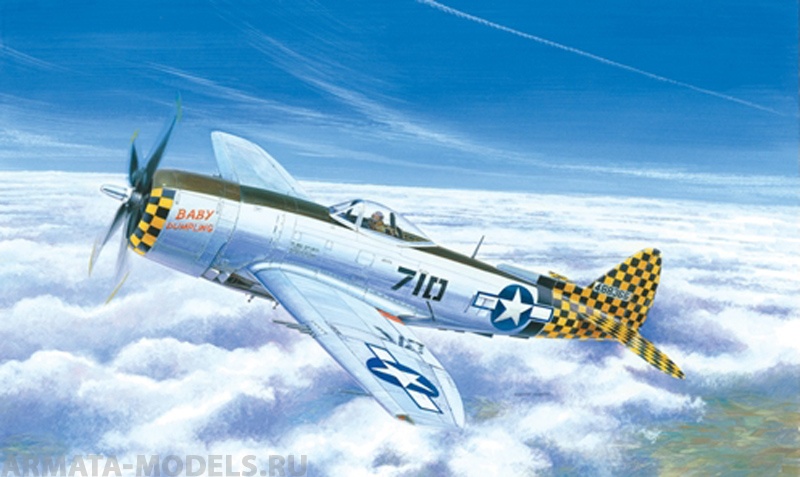 1240ИТ Самолет P-47 N Thunderbolt Italeri