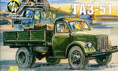 MW7208 GAZ - 51 RUSSIAN TRUCK MILITARY WHEELS KITS