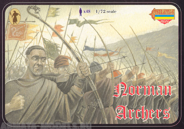 72M002ST Фигуры Norman Archers Strelets