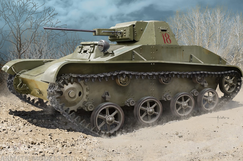 84555  Танк Soviet T-60 Light Tank Hobby Boss